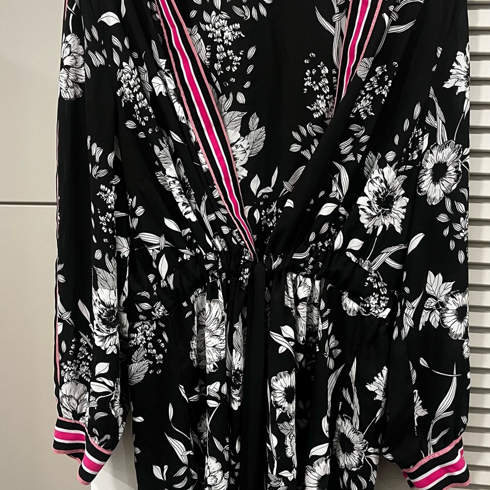 INC Floral Striped Kimono – Size 2X